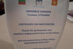 Tarptautinis šokių ir muzikos festivalis  Budvoje (Juodkalnija).